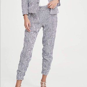 Derek Lam 10 Crosby Kina Striped Utility Jogger Pants Size 2